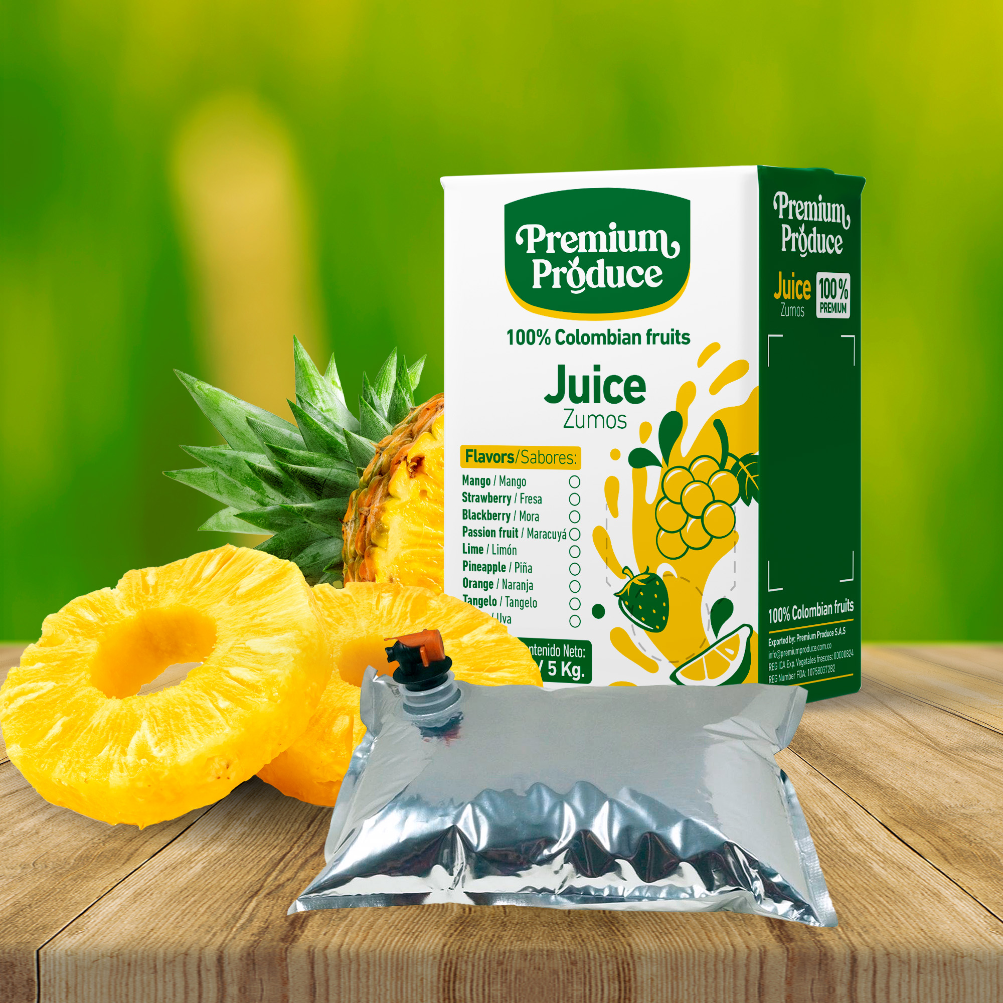 Zumo Piña - Premium Produce S.A.S